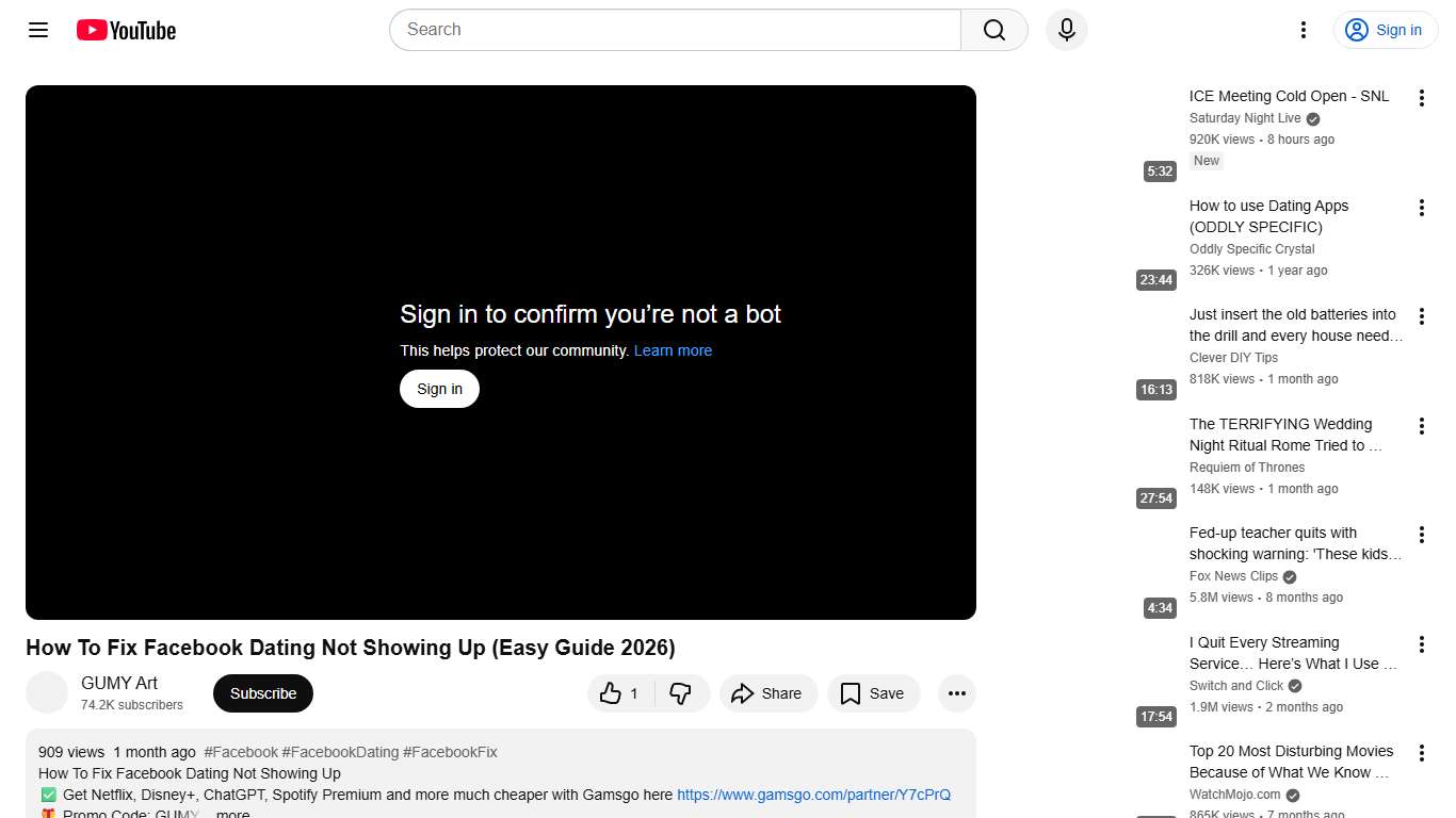 How To Fix Facebook Dating Not Showing Up (Easy Guide 2026) - YouTube